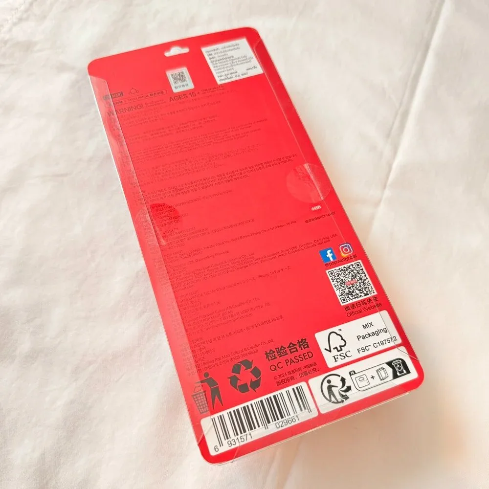 SKULLPANDA Tell Me What You Want Series-Phone Case Pop Mart iPhone 16 Pro NEW